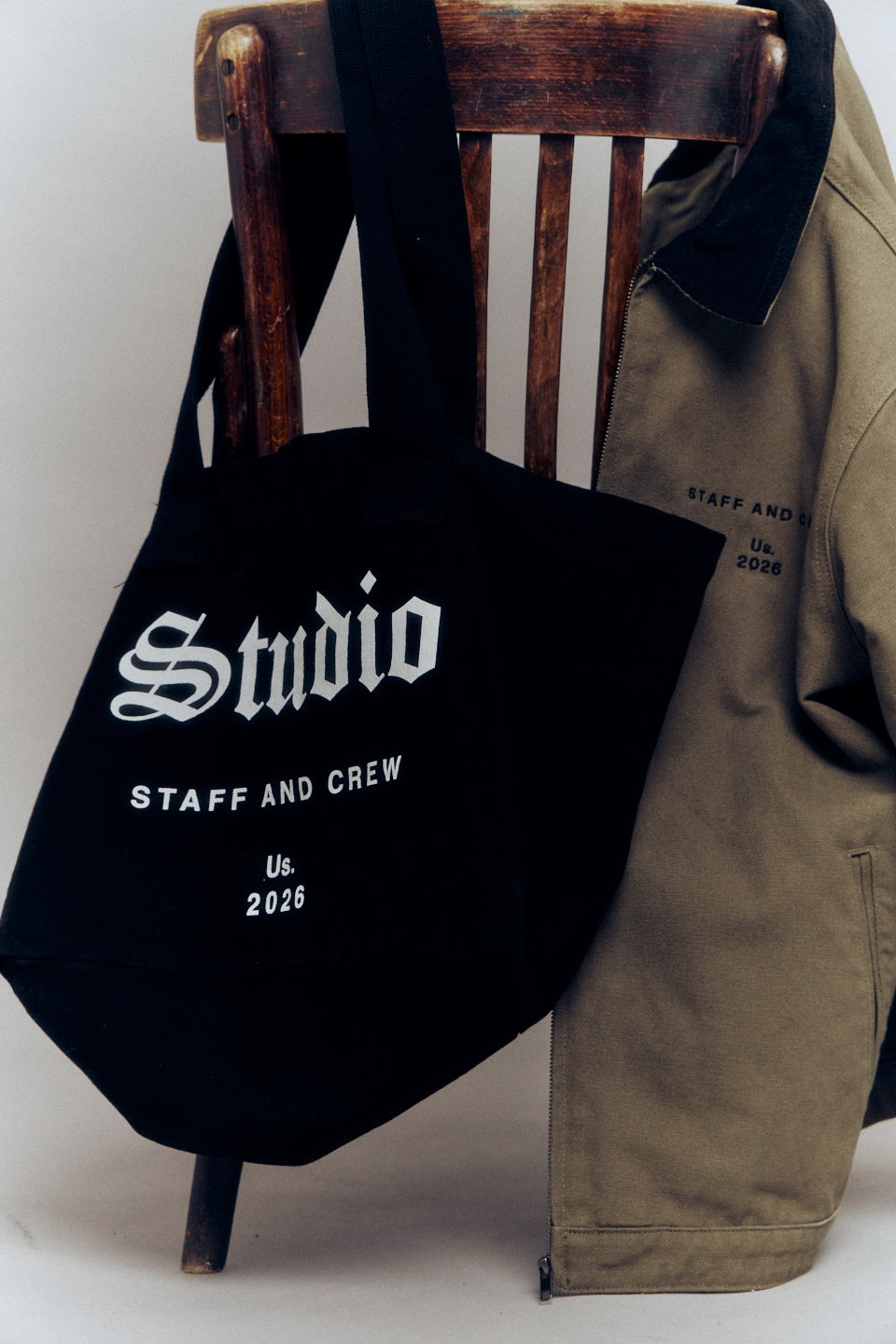 Black Canvas Tote