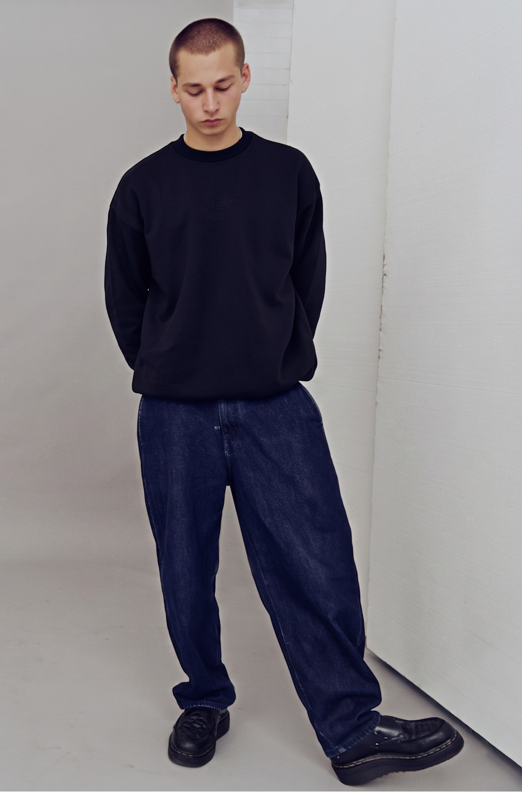 Men's Black Crew