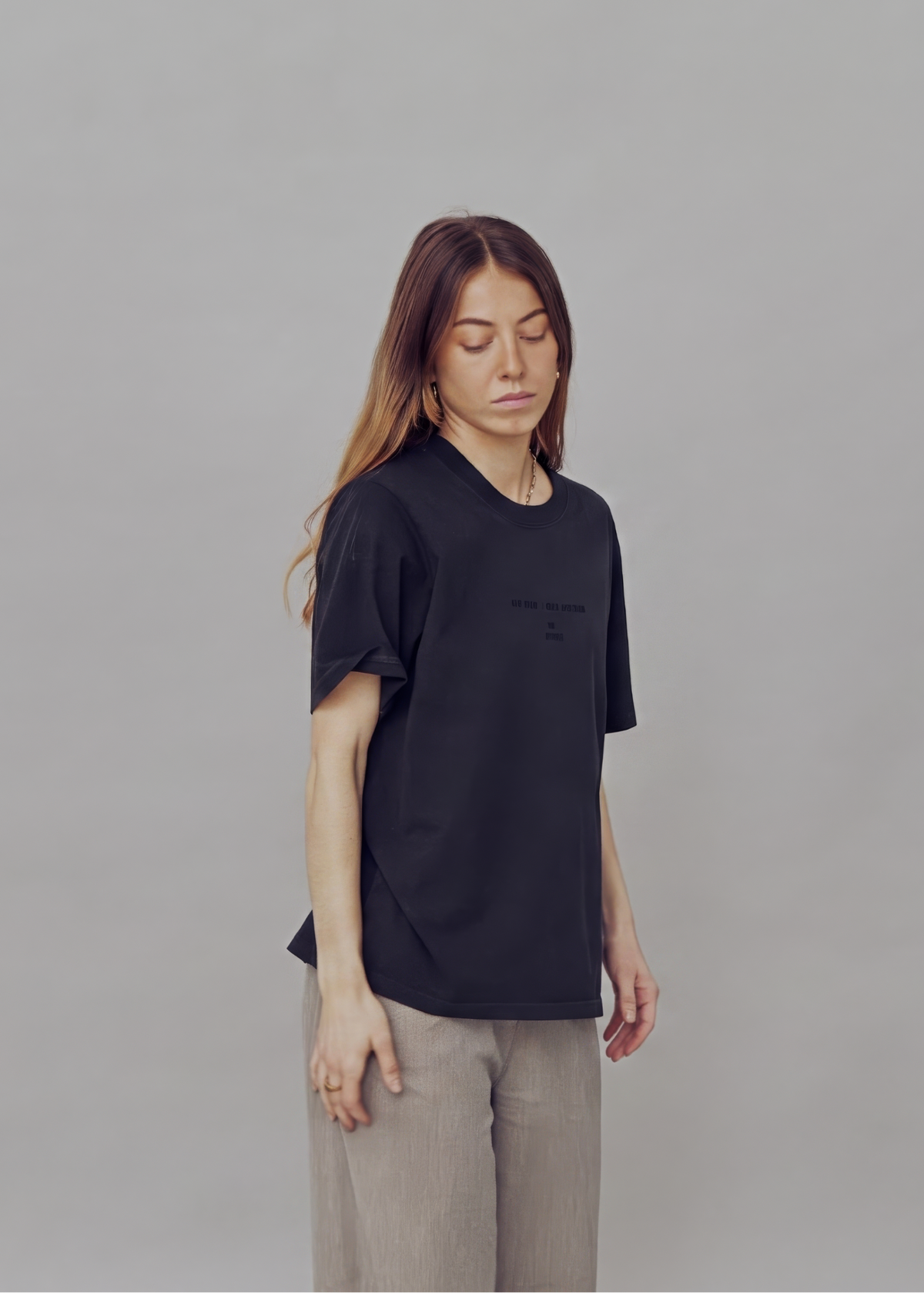Women's Faded Black Tee