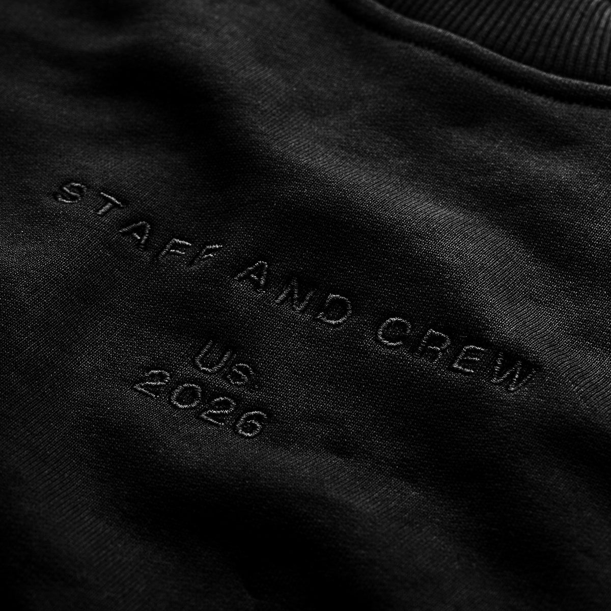 Men's Black Crew