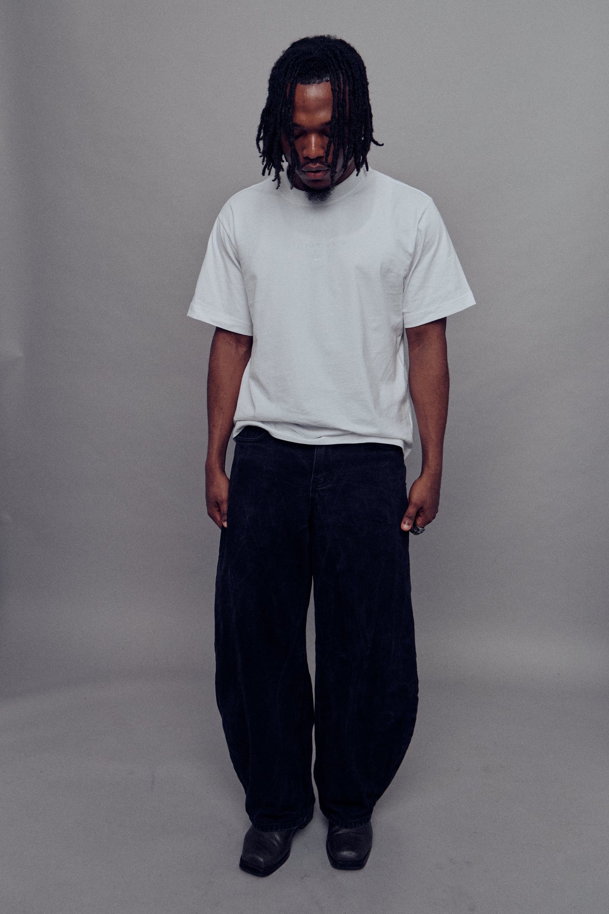 Men's White Box Tee
