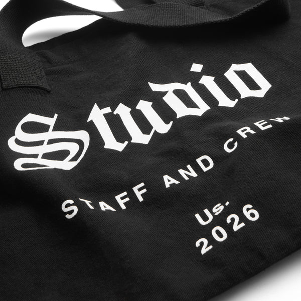 Black Canvas Tote