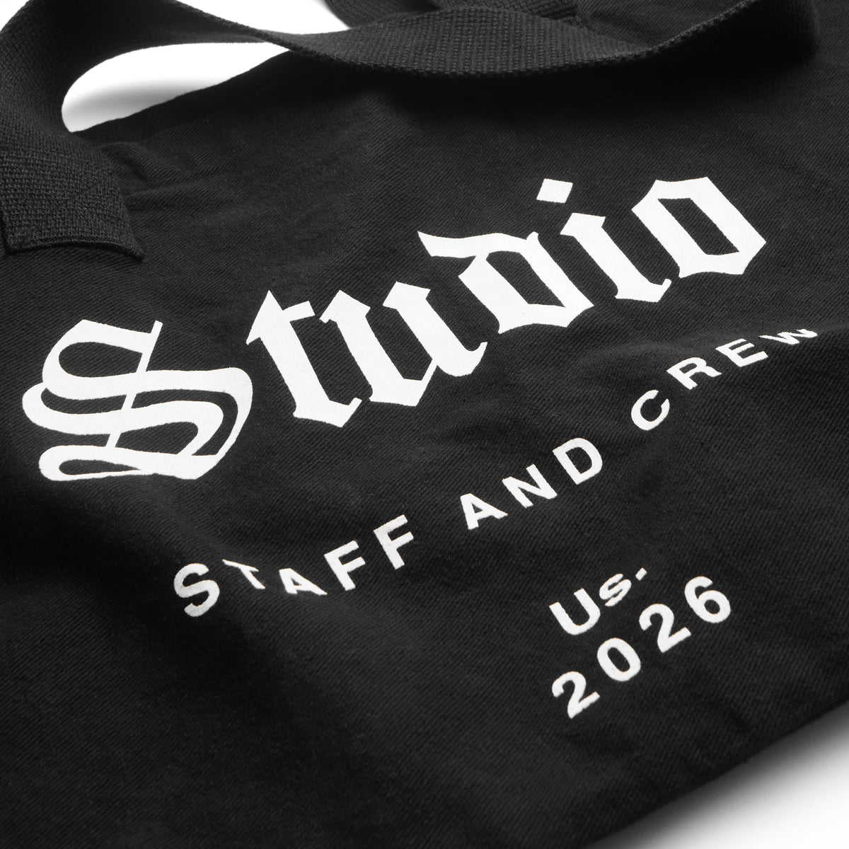 Black Canvas Tote