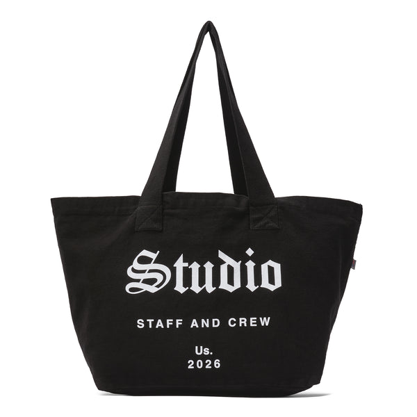 Black Canvas Tote