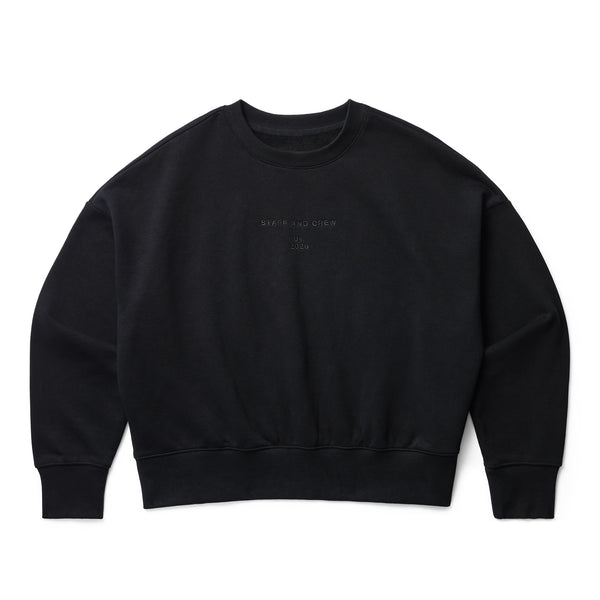 Women's Black Crew